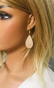 Genuine Leather Earrings - E19-833
