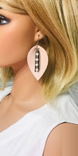 Load image into Gallery viewer, Pink Genuine Leather Earrings - E19-855