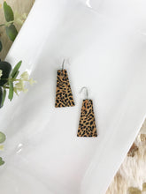 Load image into Gallery viewer, Spotted Cheetah Cork Leather Earrings - E19-865