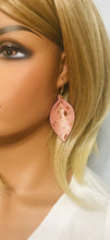 Load image into Gallery viewer, Rose Gold Genuine Leather Earrings - E19-873