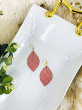 Load image into Gallery viewer, Rose Gold Genuine Leather Earrings - E19-878
