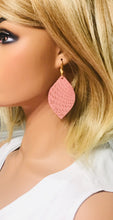 Load image into Gallery viewer, Rose Gold Genuine Leather Earrings - E19-878