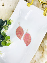 Load image into Gallery viewer, Rose Gold Genuine Leather Earrings - E19-880