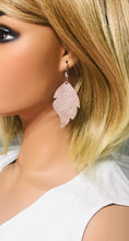 Load image into Gallery viewer, Rose Gold Leather Earrings - E19-972