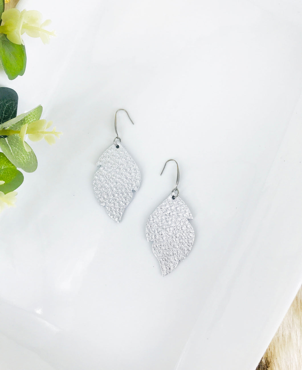 Genuine Leather Earrings - E19-979