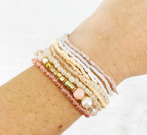 Boho Stackable Bracelet Set - B1193