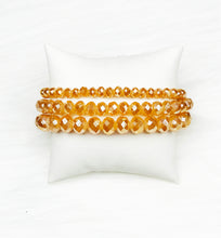 Load image into Gallery viewer, Multi-Strand Glass Bead Stretchy Bracelet - B1225