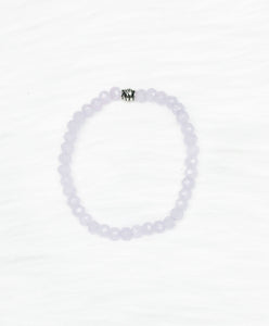 Glass Bead Stretchy Bracelet - B1298