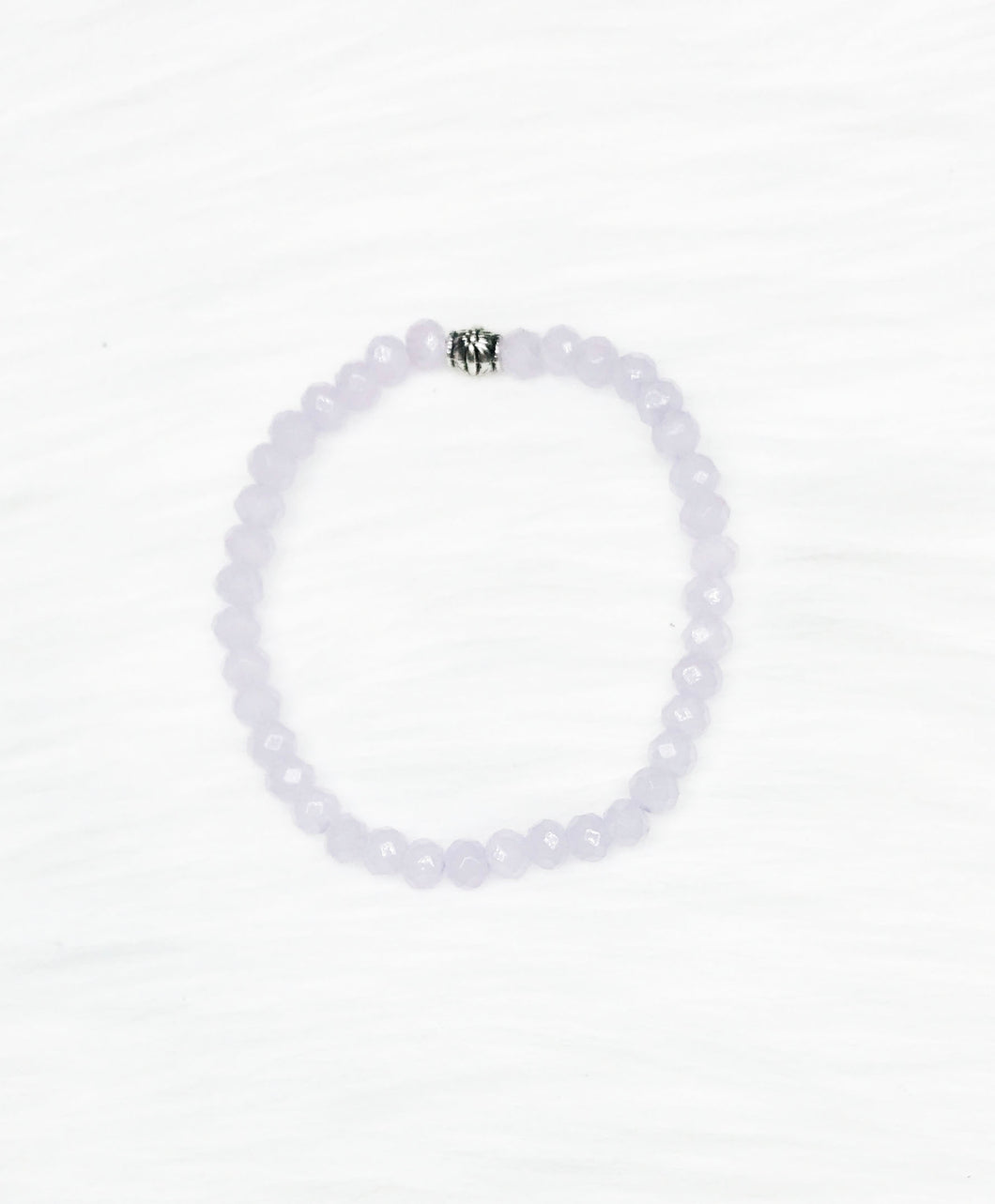 Glass Bead Stretchy Bracelet - B1298