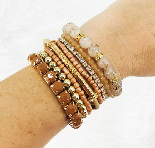 Boho Stackable Bracelet Set - B1415