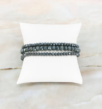 Load image into Gallery viewer, Multi-Strand Glass Bead Stretchy Bracelet - B1431