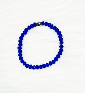 Glass Bead Stretchy Bracelet - B1562