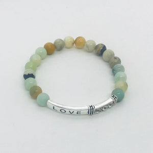 Amazonite "Love" Bracelet - B160