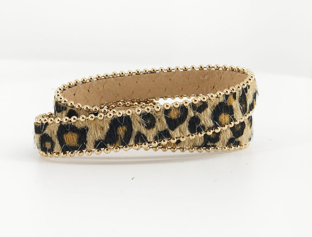 Leopard Wrap Bracelet - B204