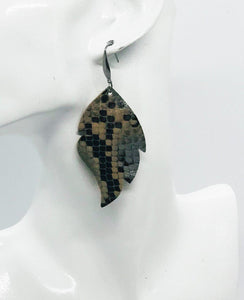 Genuine Leather Earrings - E19-1016