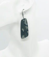 Load image into Gallery viewer, Jungle Gray Camo Leather Earrings - E19-1036