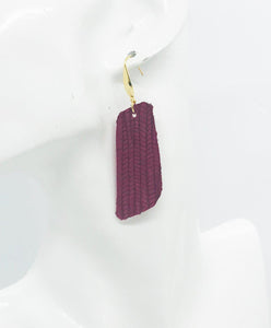 Genuine Leather Earrings - E19-1044