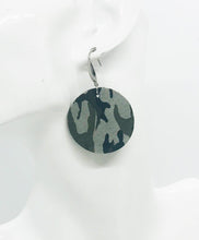 Load image into Gallery viewer, Jungle Gray Camo Leather Earrings - E19-1049