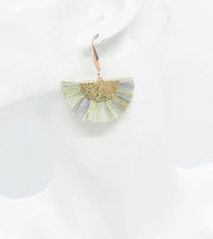 Load image into Gallery viewer, Multi Color Fan Shaped Tassel Earrings - E19-1070