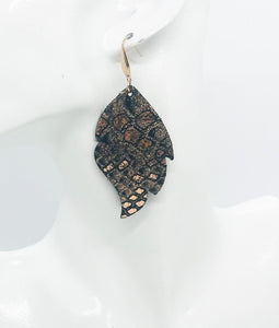 Genuine Leather Earrings - E19-1104