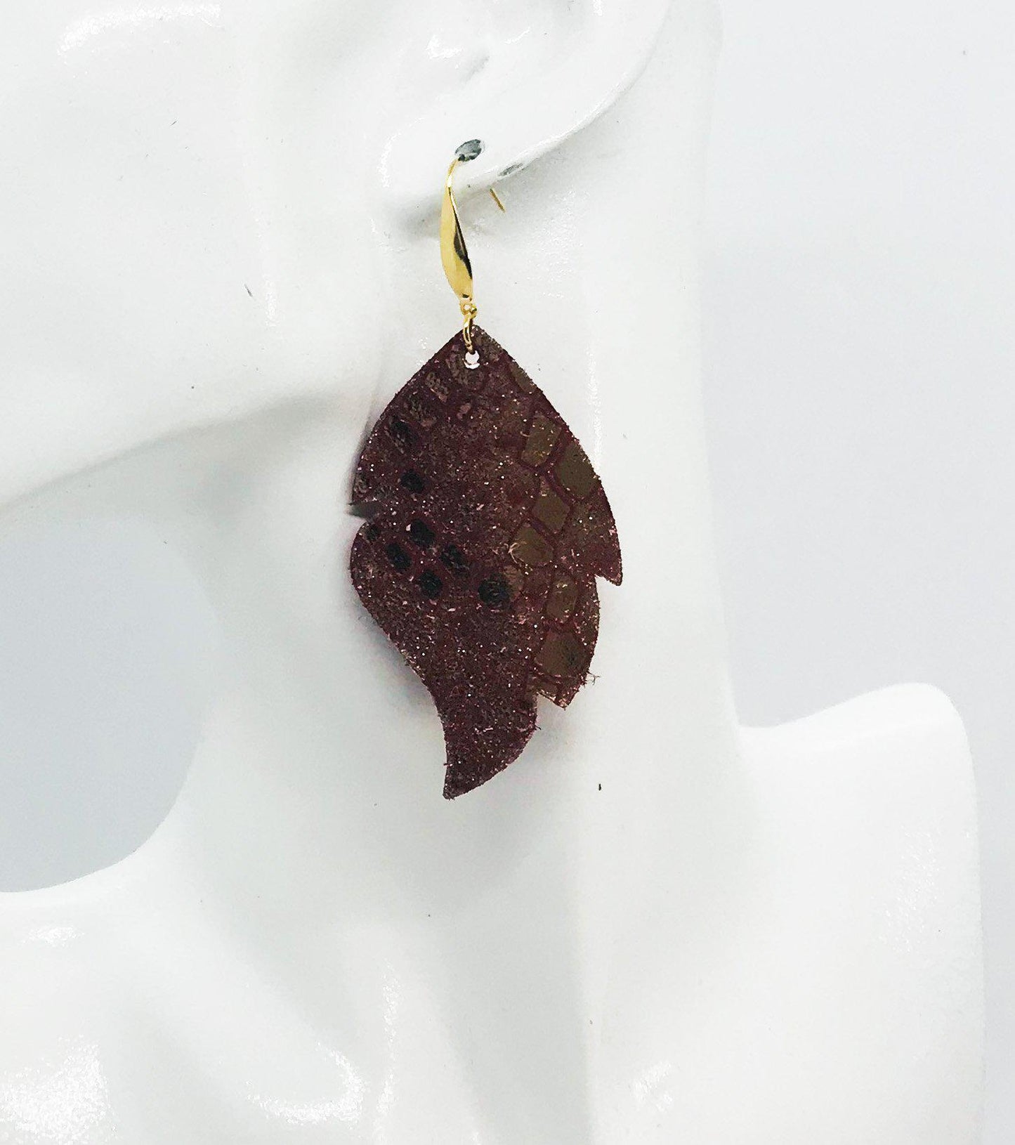 Genuine Leather Earrings - E19-1136