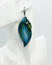 Load image into Gallery viewer, Layered Genuine Leather Earrings - E19-1143