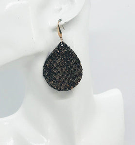 Genuine Leather Earrings - E19-1163