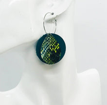 Load image into Gallery viewer, Genuine Leather Hoop Earrings - E19-1167