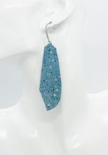 Load image into Gallery viewer, Exotic Teal Stingray Leather Earrings - E19-1222