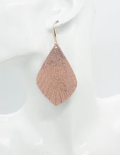 Load image into Gallery viewer, Rose Gold Leather Earrings - E19-1234