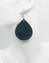 Load image into Gallery viewer, Distressed Gray Leather Earrings - E19-1257