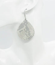 Load image into Gallery viewer, Urban Textured Snake Leather Earrings - E19-1265