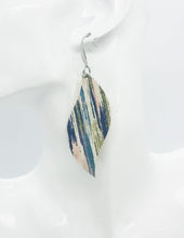 Load image into Gallery viewer, Muse Striped Cork Leather Earrings - E19-1273