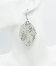 Load image into Gallery viewer, Urban Textured Snake Leather Earrings - E19-1278
