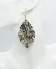 Load image into Gallery viewer, Driftwood Bark Leather Earrings - E19-1288