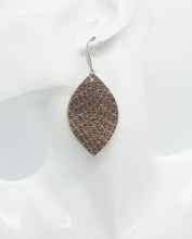 Load image into Gallery viewer, Amazon Cobra Leather Earrings - E19-1305