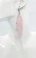 Load image into Gallery viewer, Baby Pink Genuine Leather Earrings - E19-1313