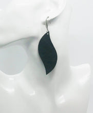 Load image into Gallery viewer, Brown Metallic Leather Earrings - E19-1326