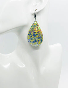 Youth Size Genuine Leather Earrings - E19-1330
