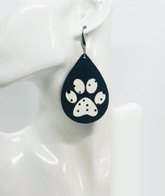 Load image into Gallery viewer, Dalmatian Themed Leather Earrings - E19-1407