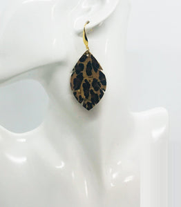 Baby Cheetah Genuine Cork Leather Earrings - E19-1425