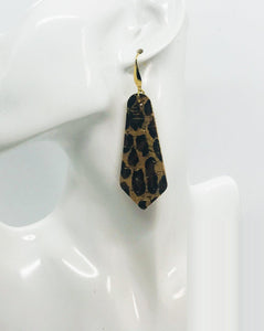 Baby Cheetah Genuine Cork Leather Earrings - E19-1441