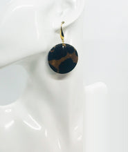 Load image into Gallery viewer, Hair on Leather Earrings - E19-1445