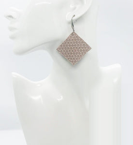 Triangle Firm Italian Leather Earrings - E19-1506
