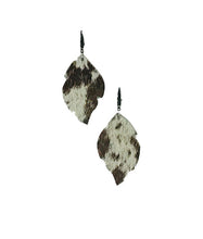Load image into Gallery viewer, Hair On Leather Earrings - E19-1616