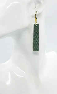 Mini Triangle Italian Leather Earrings - E19-1649