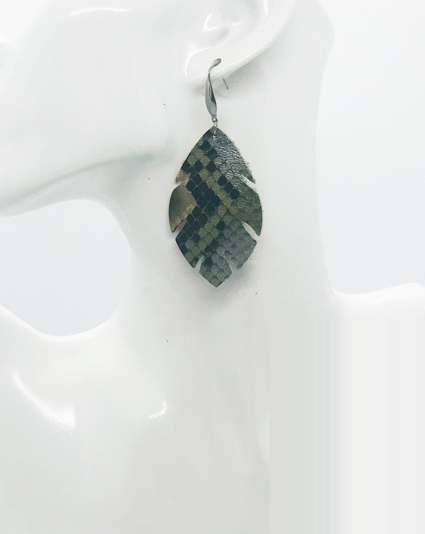 Genuine Leather Earrings - E19-1661