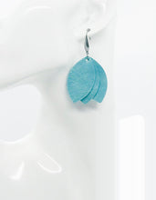 Load image into Gallery viewer, Pearlized Ice Princess Soft Leather Earrings - E19-1694