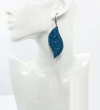 Load image into Gallery viewer, Iceberg Blue Chunky Glitter Earrings - E19-1695