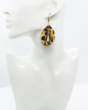 Load image into Gallery viewer, Genuine Leopard Leather Earrings - E19-175